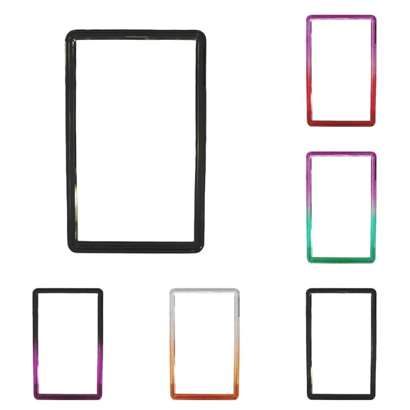 Card Slab Protector Case Standard Size, Clear Card Display Case for Graded Sports and Trading Cards, Stackable Card Holder for Collectibles, TPU Card Slab Frame (5 Pack)