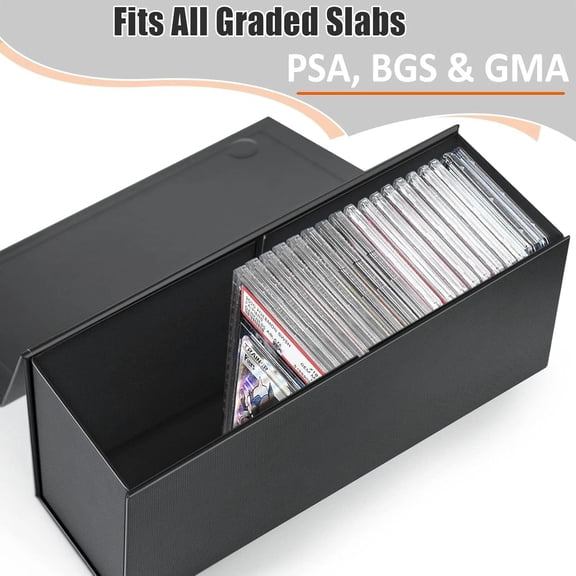 Card Slabs Storage Holder Container Box for PSA Graded Cards