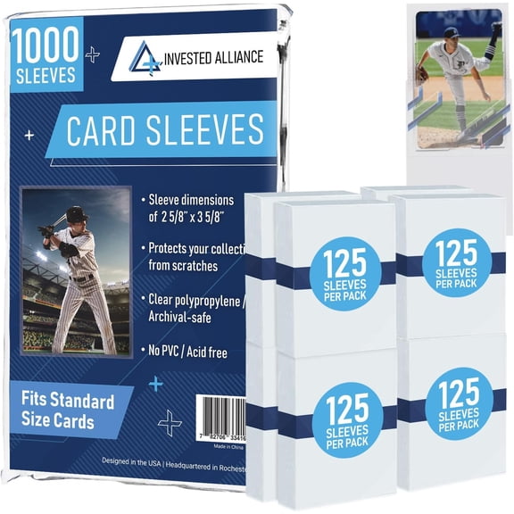 Card Sleeves | Penny Sleeves. Baseball Card Sleeves. Soft Trading Card Sleeve. Penny Sleeves for Trading Cards. Plastic Card Sleeves. Ultra Clear Card Sleeves. Pro Sports Card Sleeves. (1000 Pack)