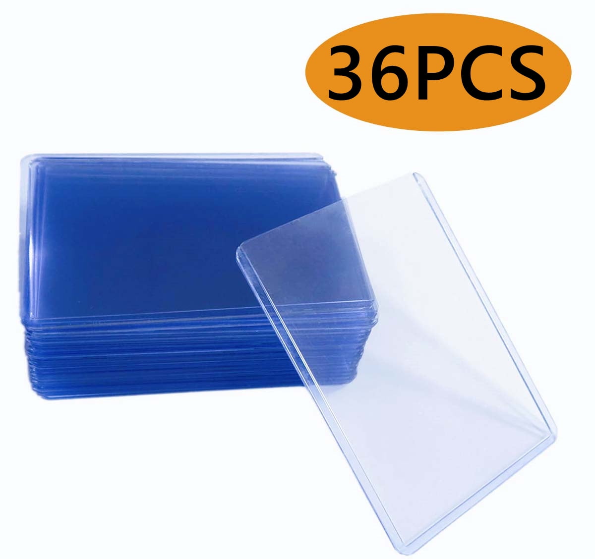 Card Sleeves for Trading Cards Hard Plastic Card Protector for Standard Cards, Sports Cards, Baseball Cards Toploaders 36pcs