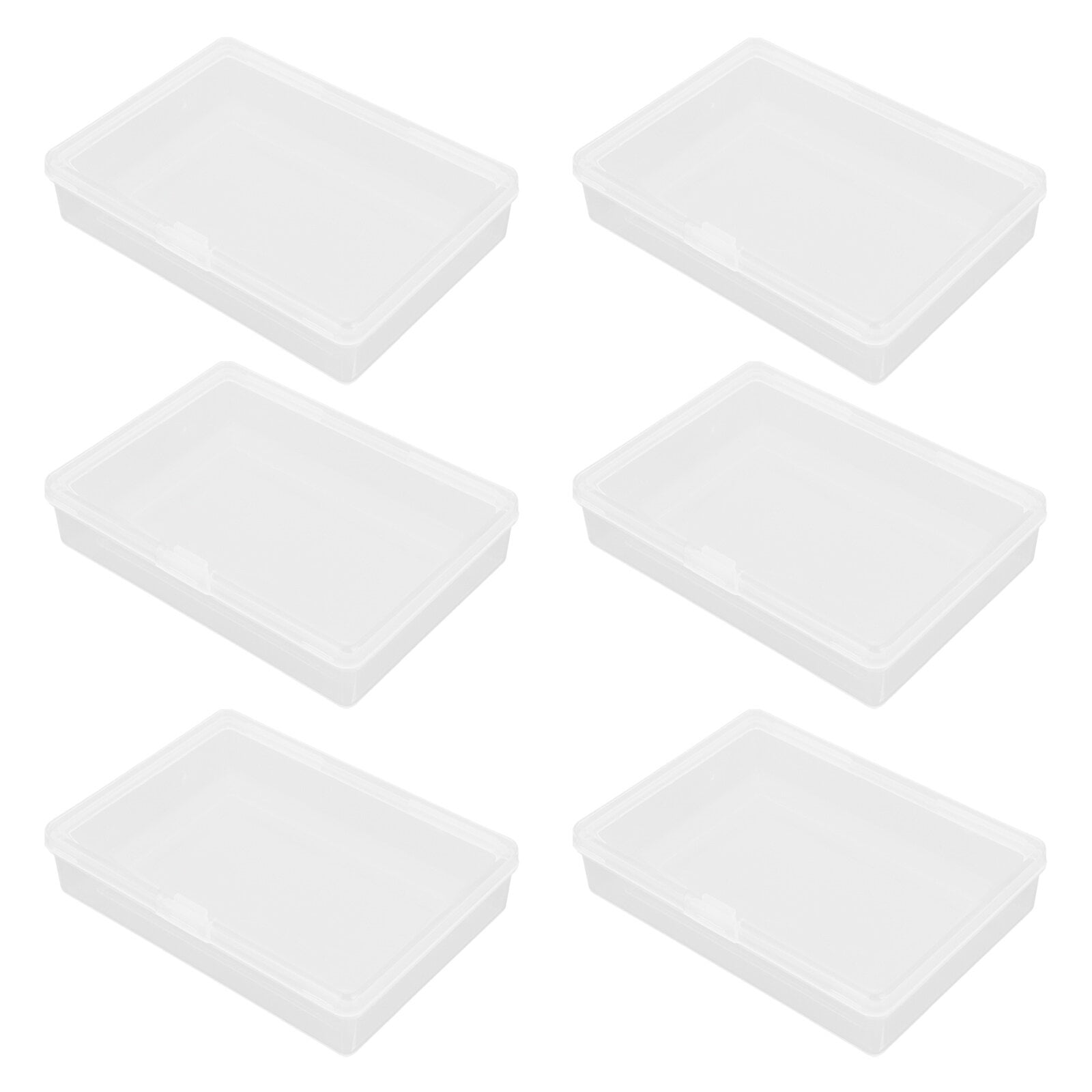 Card Storage Box Container Rectangular Tray Small Display