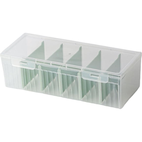 Card Storage Box, Space Saving Stackability, Easy Access Design, Plastic, for Parents and Young Collectors Who Want to Organize Their Bedroom D