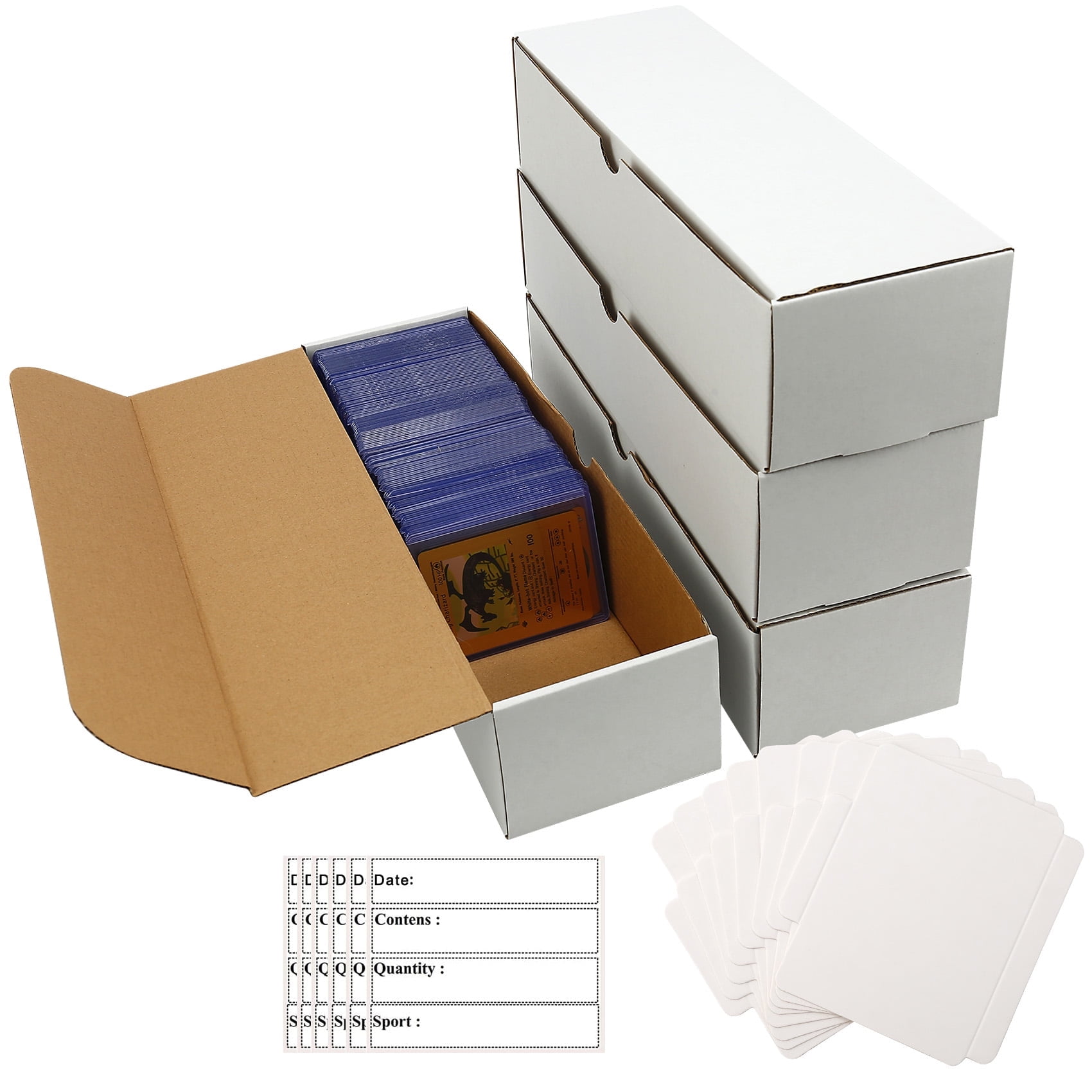 Cards Box Examples TCG Collectible Card Container 300 Count Cardboard Card Storage Box ...