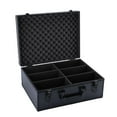 thumbnail image 1 of Card Storage Box Trading Card Organizer Aluminum Alloy Secure Lock EVA Foam Inserts for Collectors and Enthusiasts, 1 of 9
