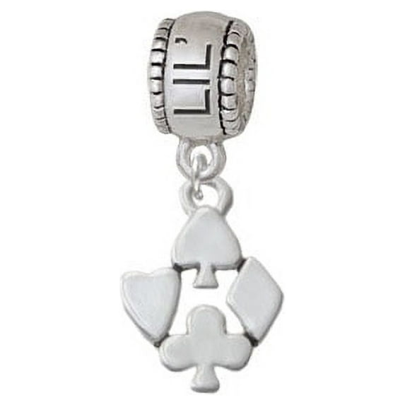 Card Suits - Lil Sister Charm Bead