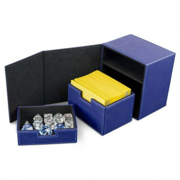 Card Supplies Deck Vault LX - 100 Blue Deck Box