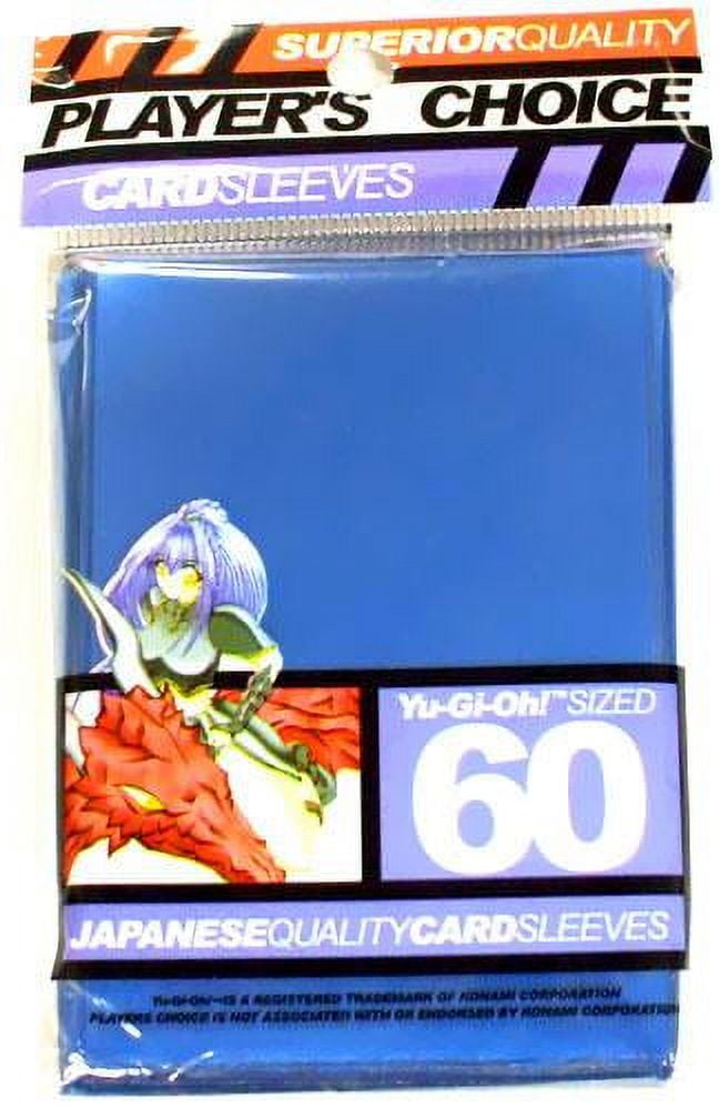 Players Choice Yugioh Yu-Gi-Oh! Size Card Deck Mini Sleeves (60) - Metallic  Blue - Walmart.com