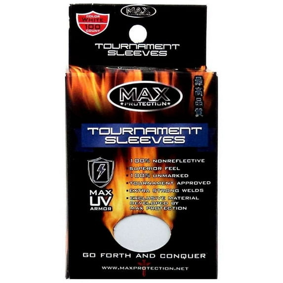 Card Supplies Tournament Sleeves White Standard Card Sleeves (100 ct)