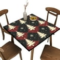 thumbnail image 1 of Card Tables Folding Square, Christmas Trees Pattern Printed on Fade Resistant Patio Dining Table Cover, Great for Breakfast Nook Morning Coffee, Fit for 32" x 32" Square Tables, 1 of 4