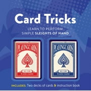 Card Tricks Learn to Perform Simple Sleights of Hand - Includes Two decks of cards and instruction book Kit