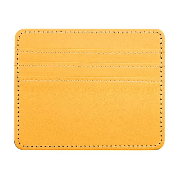 Card Wallet Credit Card Holder Slim Front Id Small Compact Leather Card Case Card Holder
