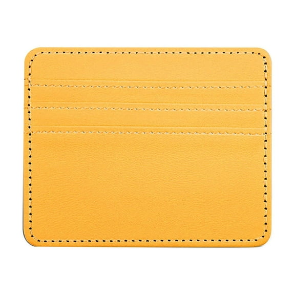 Card Wallet Credit Card Holder Slim Front Id Small Compact Leather Card Case Card Holder