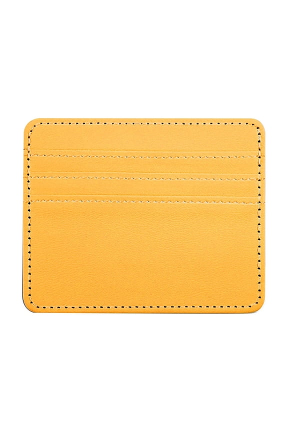 Card Wallet Credit Card Holder Slim Front Id Small Compact Leather Card Case Card Holder