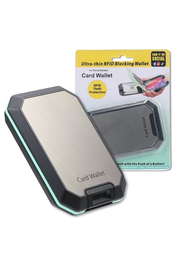 Card Wallet RFID-Blocking Wallet, ID Theft Protection, Ultra-thin anti-demagnetization wallet, Easy to Carry
