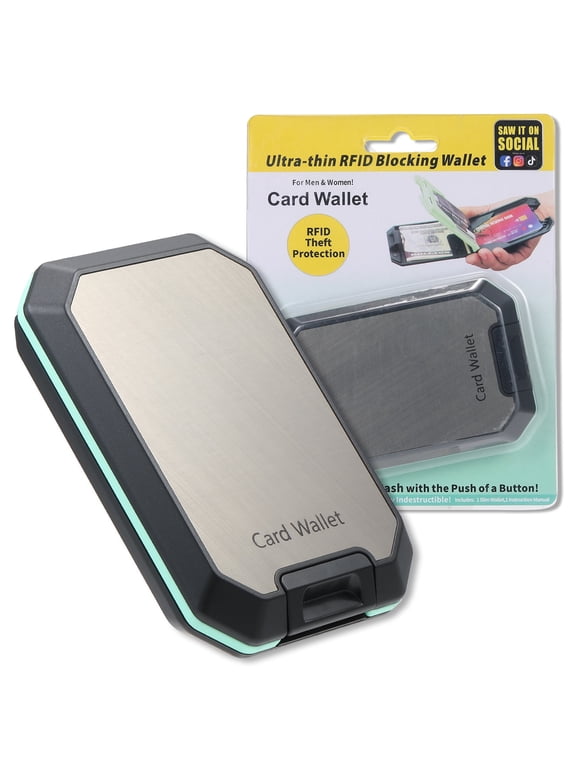Card Wallet RFID-Blocking Wallet, ID Theft Protection, Ultra-thin anti-demagnetization wallet, Easy to Carry