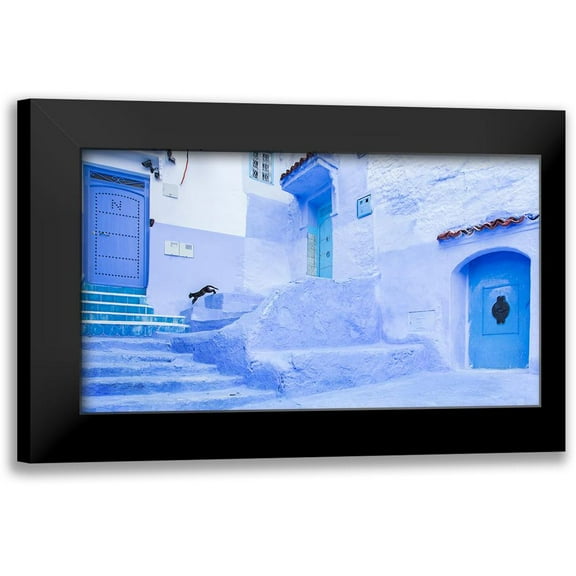 Cardador, Juan 14x10 Black Modern Framed Museum Art Print Titled - El Salto