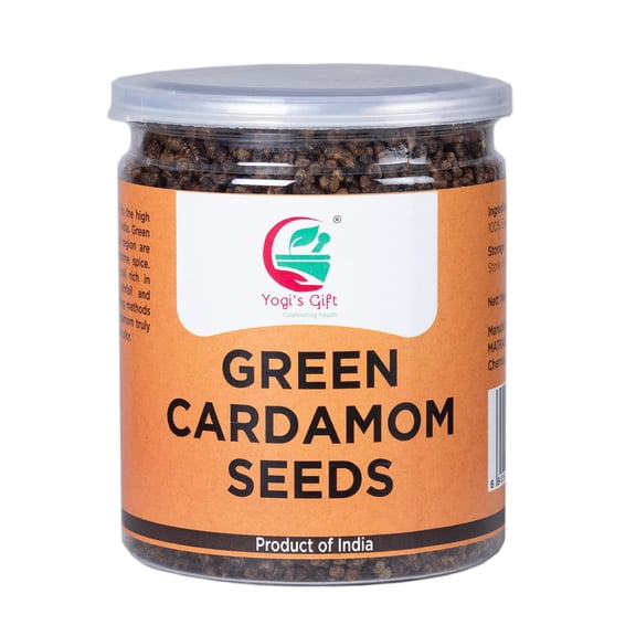 Cardamom Seeds | 10 oz / 283g | Fresh & Fragrant Rich Cardamon Seeds | Great for Coffee, Tea, Desserts and Baking | By Yogi's Gift 