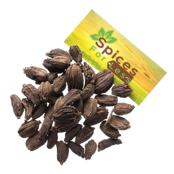 Cardamom, Whole Black Pods (8 oz)