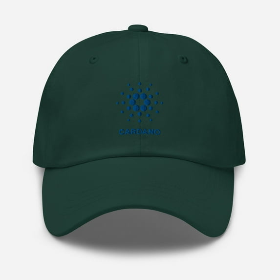 Cardano ADA Hat Cardano Hat Cardano Crypto Hat Cardano Crypto Dad Hat Cardano Baseball Hat Cardano Baseball Cap (Spruce)