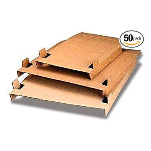 Cardboard Attic Baffles for 24" On-Center Rafters 23" Long | Bundle of 50 Vent Chutes for Attic Insulation & Airflow Control