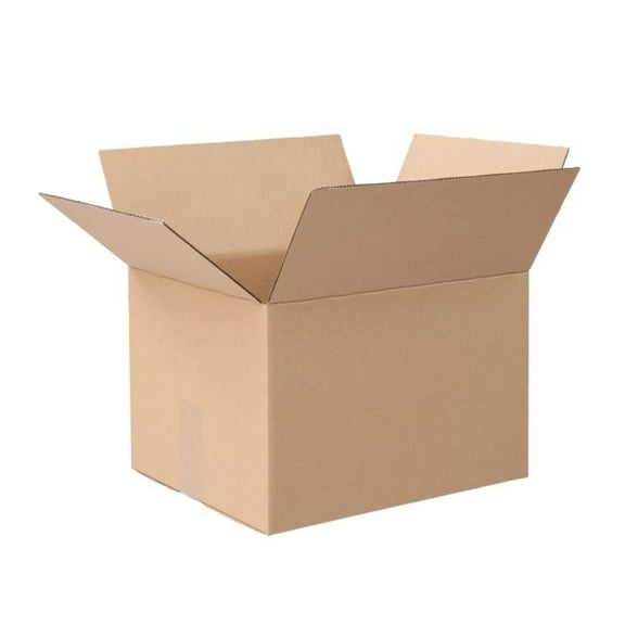 Cardboard Boxes 50 Pack - 12x10x8 inch Shipping Boxes, 3mm Corrugated Mailer Boxes, Yellow Paperboard Boxes for Packaging & Moving as picture