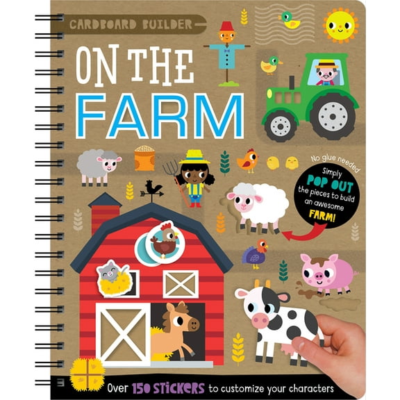 Cardboard Builder on the Farm, (Hardcover)