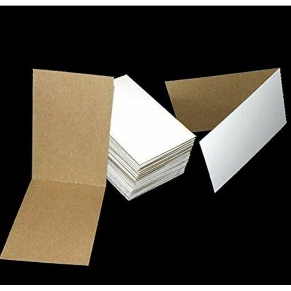 Cardboard Collectable Card Sleeves, 50 Pieces, 3x4.5-inch