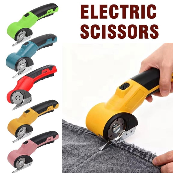 Cardboard Cutter, Rechargeable Electric Box Cutte, Electric Scissors for Leather Carpet Plastic Cutting