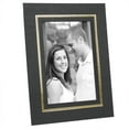 thumbnail image 1 of Cardboard Easel Picture Frames 5x7 Black w/Gold Foil Border (25 Pack), 1 of 2