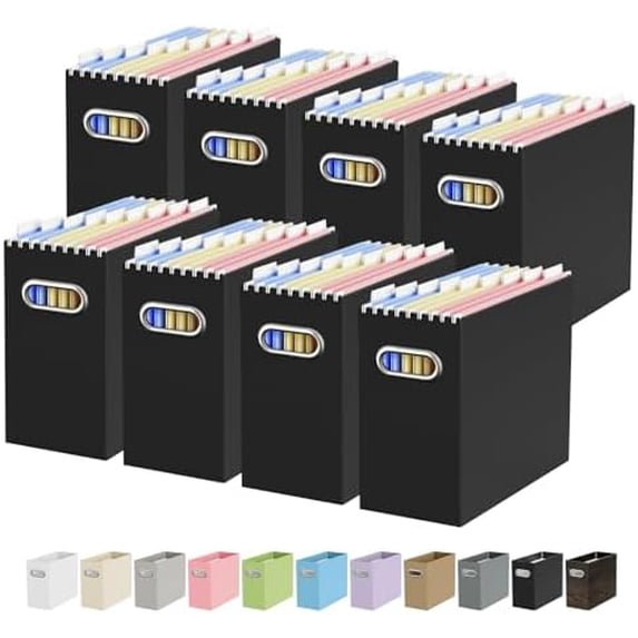 Cardboard File Organizer Box for Hanging File Folders Letter Size,File ...