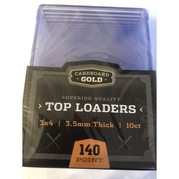 Cardboard Gold Thick Card 140 Point Toploaders
