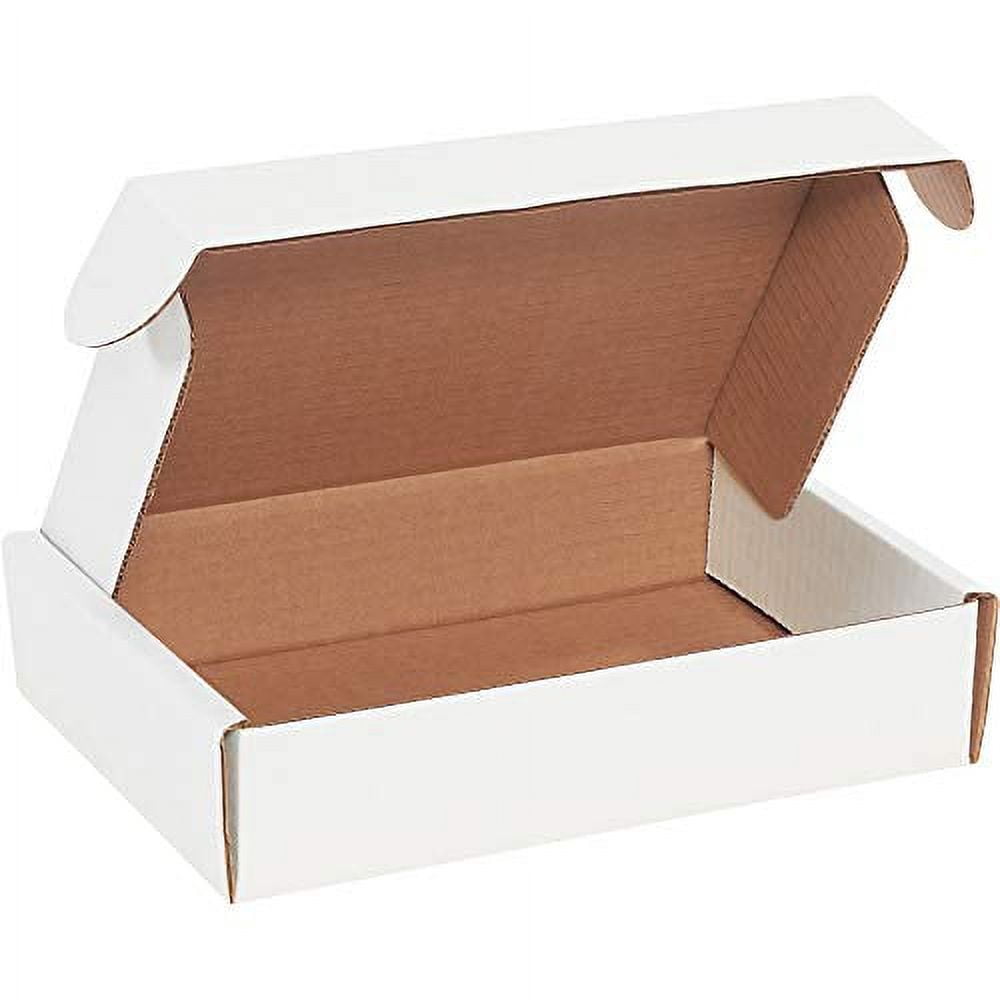 Cardboard Mailing Boxes, 10" X 4" X 4", Pack Of 50, CrushProof, For
