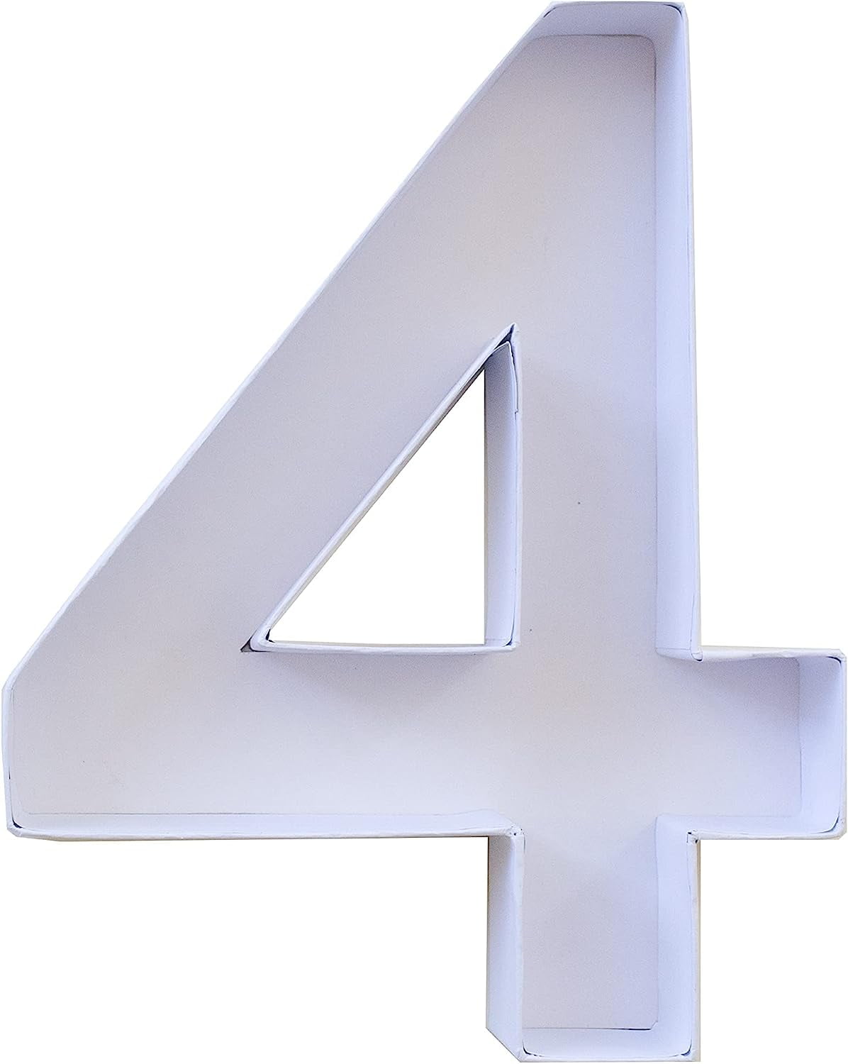 Cardboard Numbers, Fillable Candy Gift Box (4)