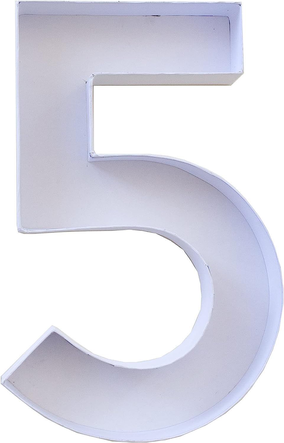 Cardboard Numbers, Fillable Candy Gift Box (5)