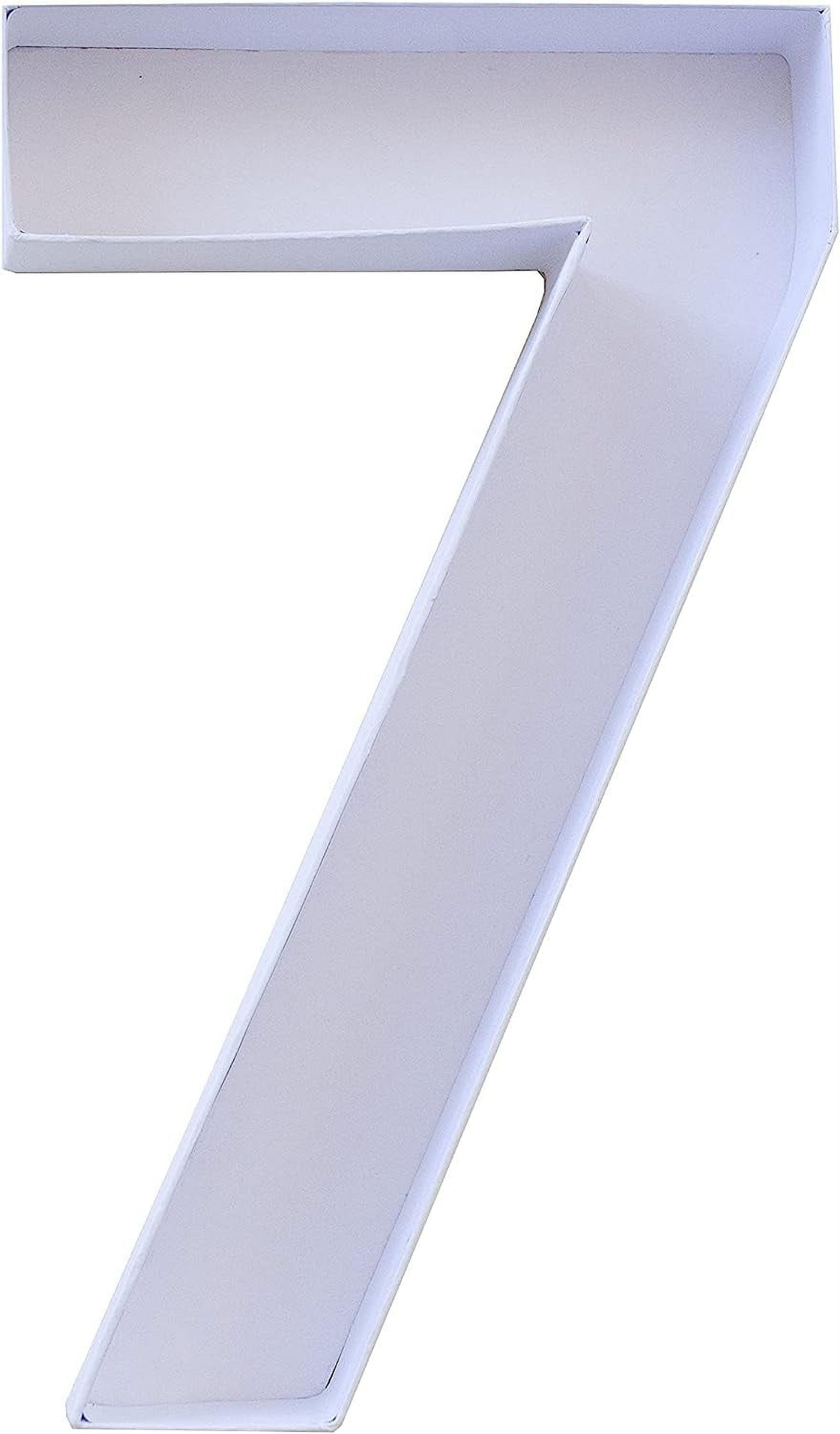 Cardboard Numbers, Fillable Candy Gift Box (7)