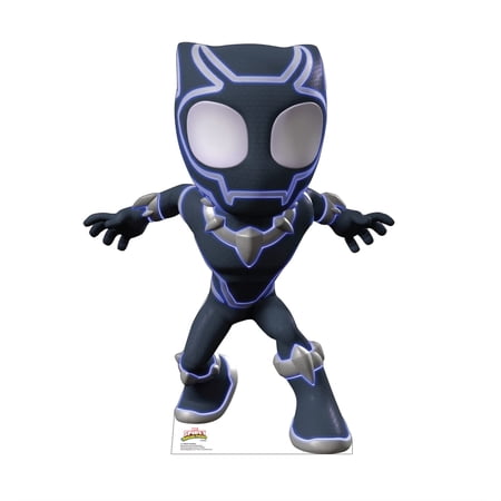 Advanced Graphics 3751 45 x 34 in. Black Panther Cardboard Cutout, Spidey & His Amazing Friends