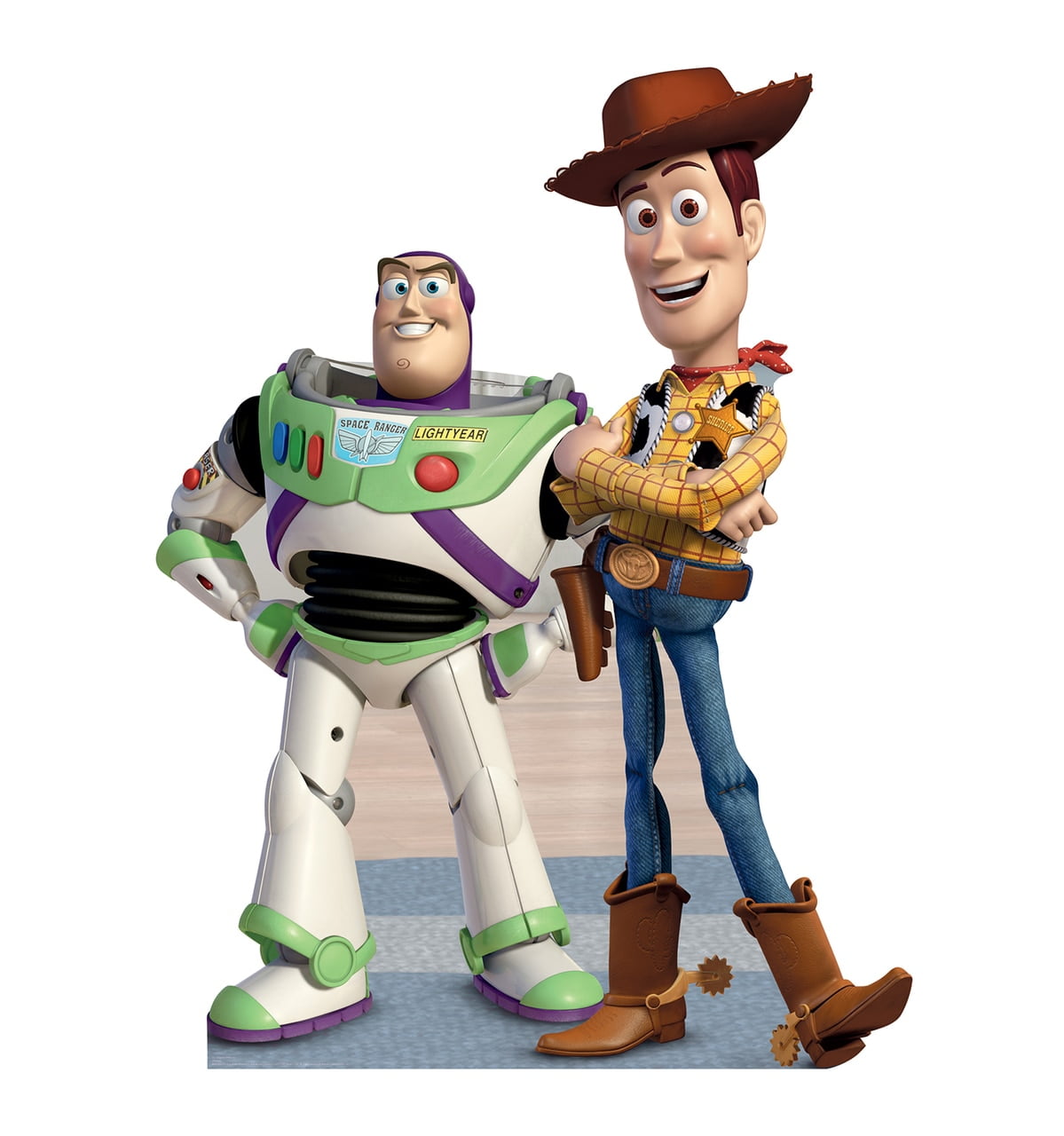 Cardboard People Buzz & Woody Life Size Cardboard Cutout Standup - Disney Pixar's Toy Story