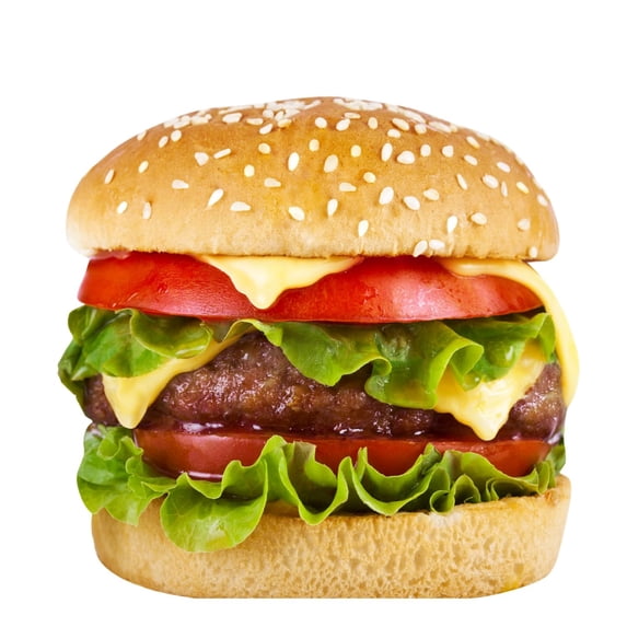 Cardboard People Cheeseburger Life Size Cardboard Cutout Standup