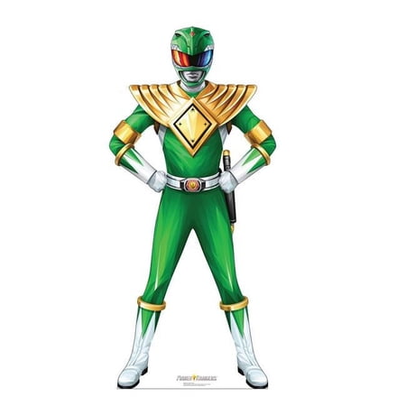 Advanced Graphics 5096 70 x 32 in. Life-Size Cardboard Cutout of Green Power Ranger