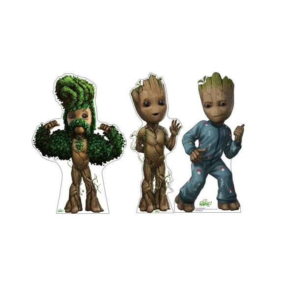 Advanced Graphics 3944 32 x 12 in. I am Groot Cardboard Cutout - Set of 3