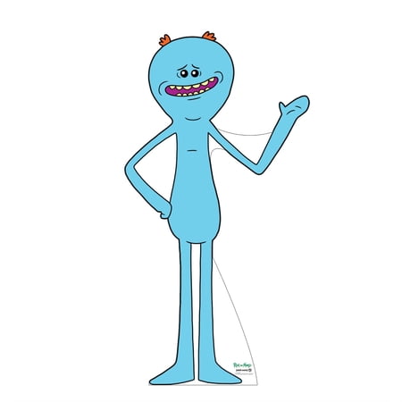 Cardboard People Meeseeks Cardboard Cutout Standup - Rick and Morty (TV Series)
