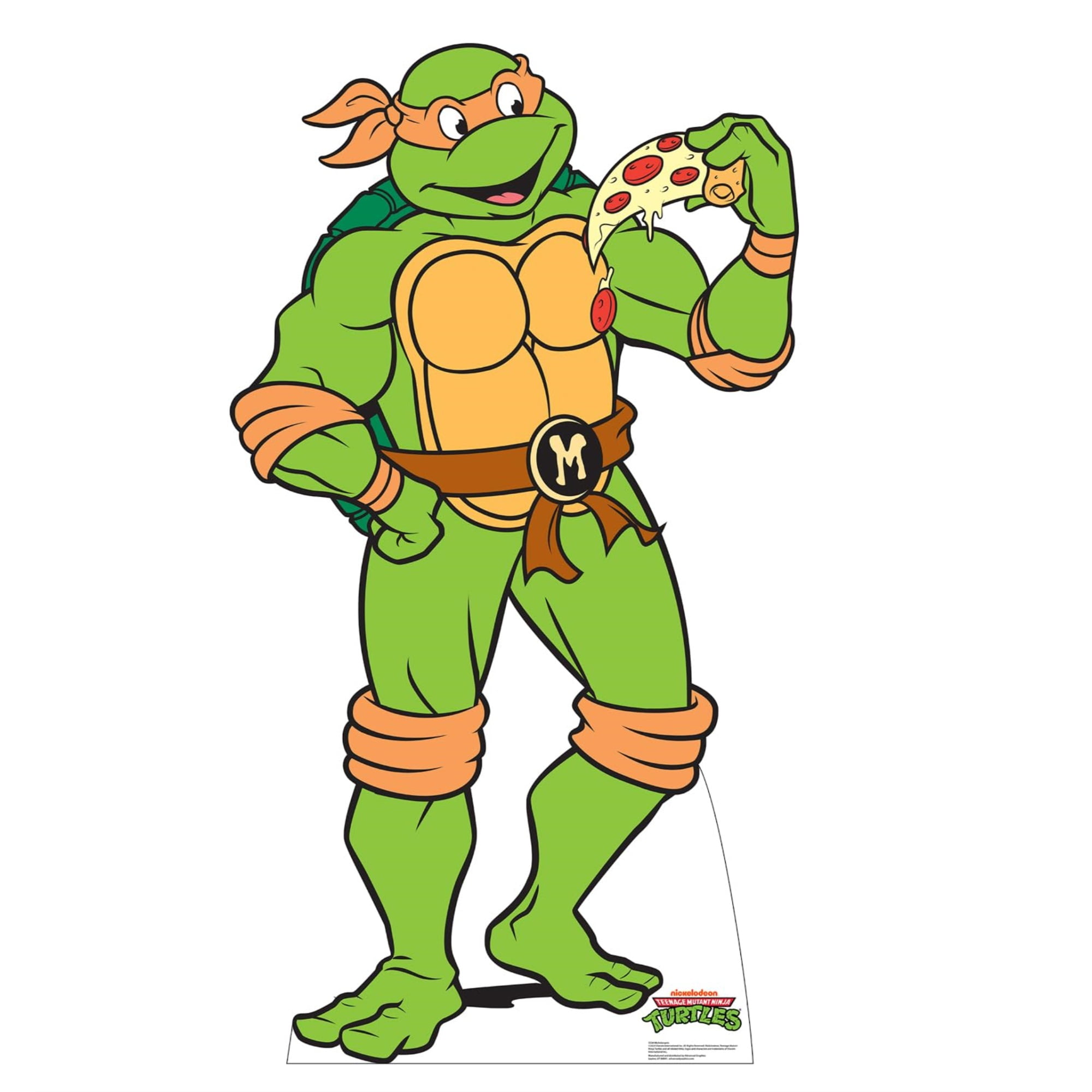 Cardboard People Michelangelo Life Size Cardboard Cutout Standup - Teenage Mutant Ninja Turtles (Nickelodeon TV Series)