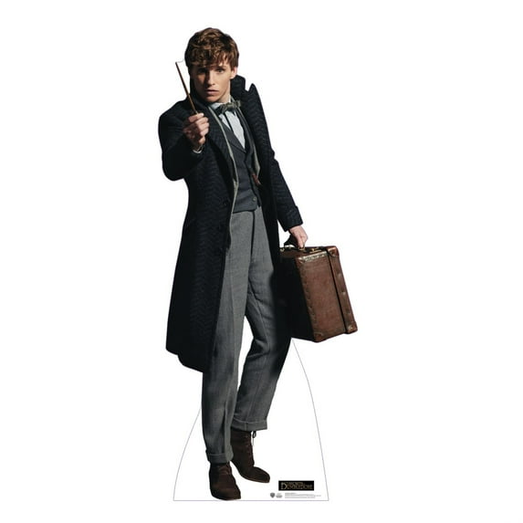 Cardboard People Newt Scamander Life Size Cardboard Cutout Standup - Fantastic Beasts: The Secret of Dumbledore (2022 Film)