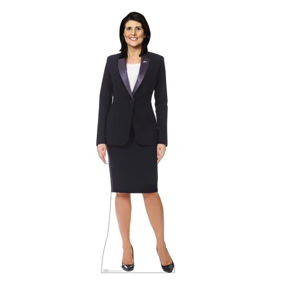 Cardboard People Nikki Haley Life Size Cardboard Cutout Standup