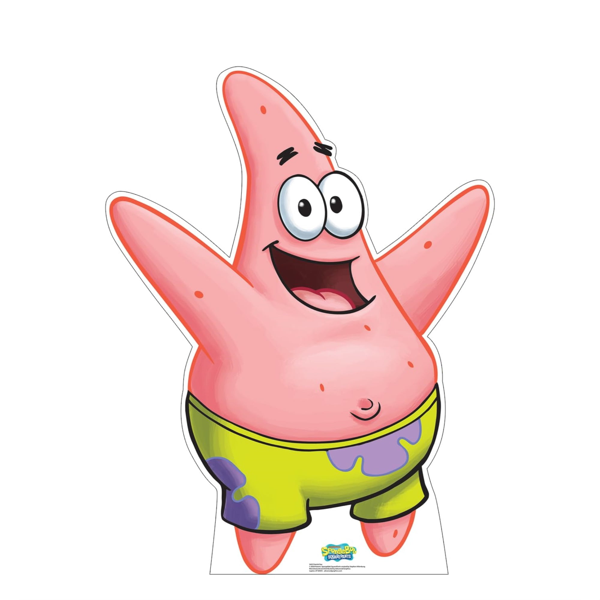Cardboard People Patrick Star Life Size Cardboard Cutout Standup - Spongebob Squarepants (TV Series)