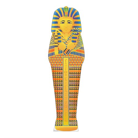 Cardboard People Pharaoh Sarcophagus Mummy Cardboard Cutout Standup