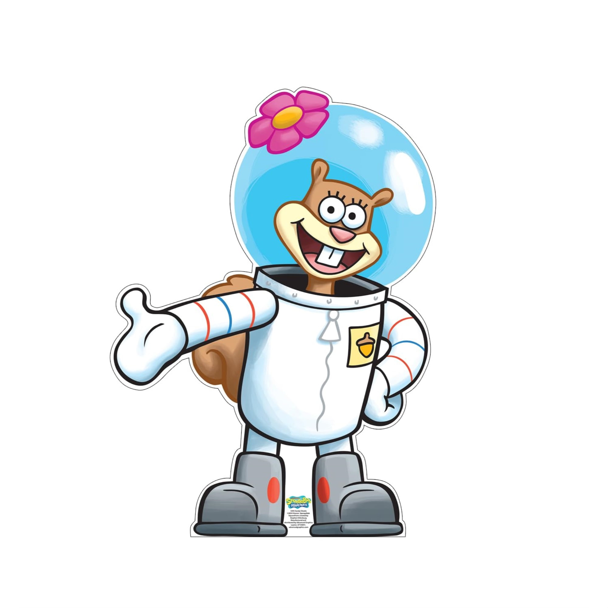 Cardboard People Sandy Cheeks Life Size Cardboard Cutout Standup - Spongebob Squarepants (TV Series)