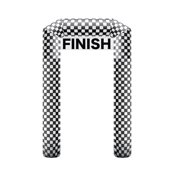 Cardboard People Finish Line Life Size Cardboard Cutout Standup