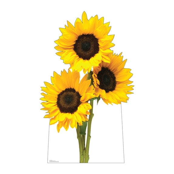 Advanced Graphics 5261 60 x 37 in. Sunflowers Life-Size Cardboard Cutout