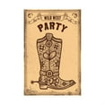 thumbnail image 1 of Advanced Graphics 5267 47 x 31 in. Wild West Party Sign Life-Size Cardboard Cutout, 1 of 3